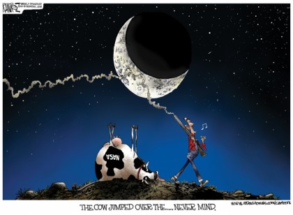 The Cow Jumped Over the Moon