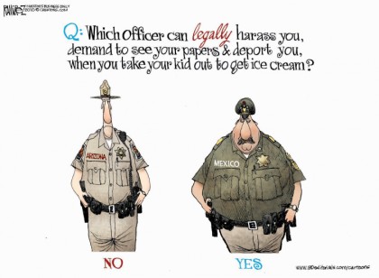 Arizona Police vs. Mexican Police