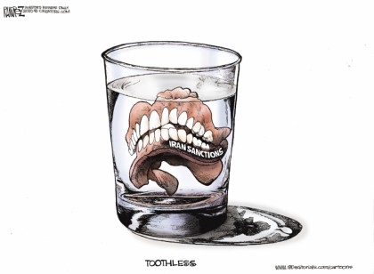 Toothless Iran Sanctions