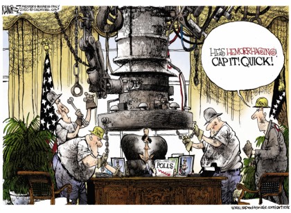 Obama Hemorrhaging