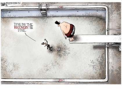 Obama to Business - Dive In the Economy is Fine