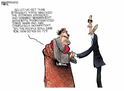 Gaddafi Questions Obama