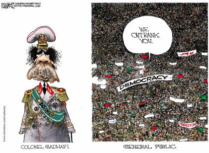 Colonel Gadhafi vs. The GeneralPublic