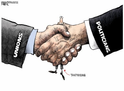 Politicians and Unions Squeeze Taxpayers