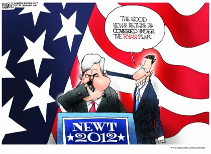 Gingrich Puts Foot In Mouth