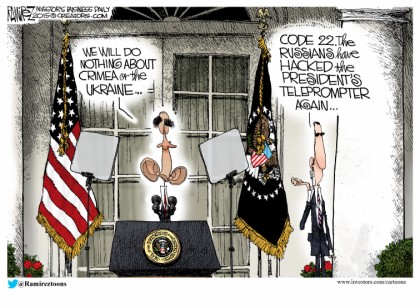 Russians Hack Obama Teleprompter