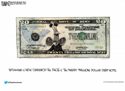 Face Of The 20 Trillion Dollar Debt Note