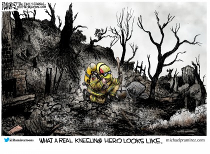 A Real Kneeling Hero