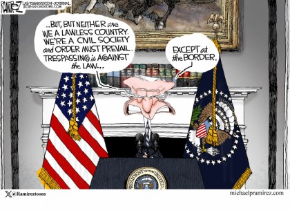 Except At the Border